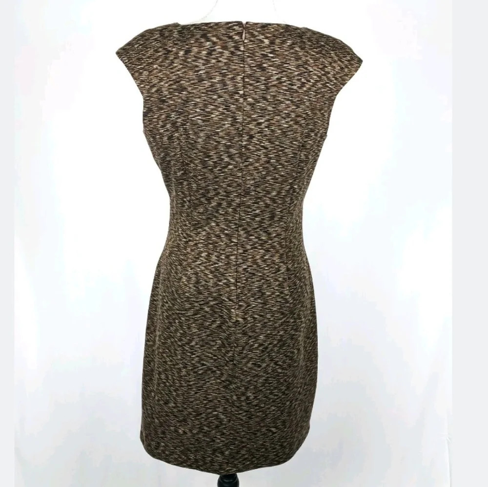 Calvin Klein Sleeveless Ruch Stretch Sheath Dress - Picture 4 of 6